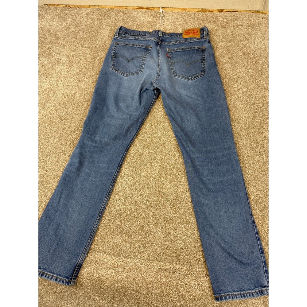 Levi Strauss 511 Slim Fit Jeans Medium Wash Blue‎ Denim W36 L32 36x32 - Picture 7 of 16